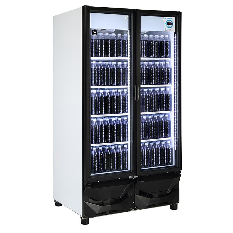 Criotec CFX37 2P Refrigerador Vertical 2 Puertas Cristal 37 Pies Cúbicos