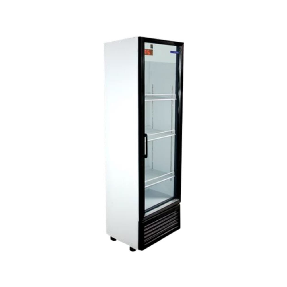 Masser VBL-250 Refrigerador Vertical 1 Puerta Cristal 8 Pies Cúbicos