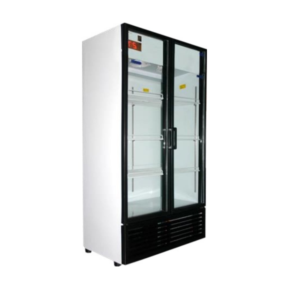 Masser VBL-500 Refrigerador Vertical 2 Puertas Cristal 26 Pies Cúbicos