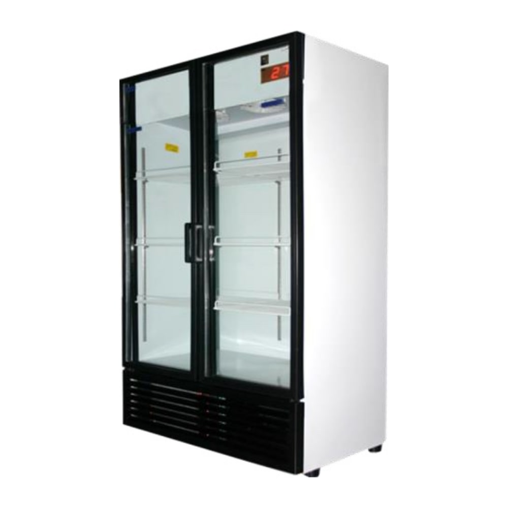 Masser VBL-600 2P Refrigerador Vertical 2 Puertas Cristal 36 Pies Cúbicos
