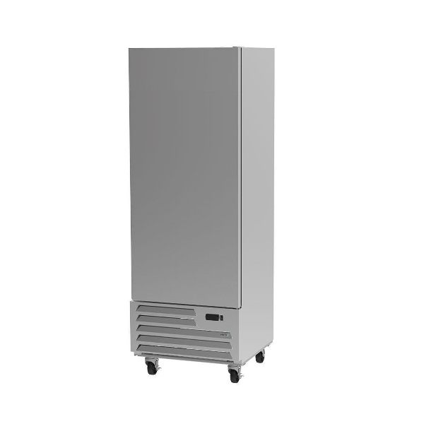 Asber ARR-17 HC Refrigerador Vertical 1 Puerta Sólida Acero Inoxidable 17 Pies Cúbicos