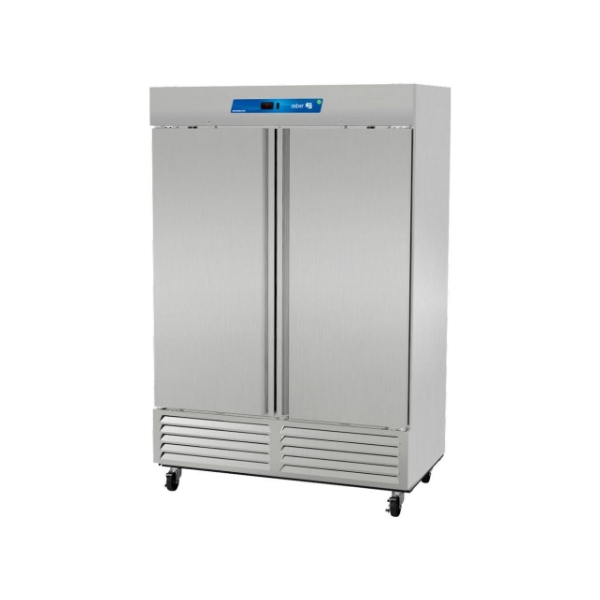 Asber ARR-49-H HC Refrigerador Vertical 2 Puertas Sólidas Acero Inoxidable 49 Pies Cúbicos